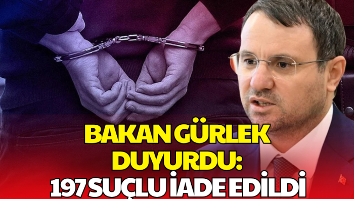 31 Ülkeden 197 Firari Türkiye'ye Getirildi